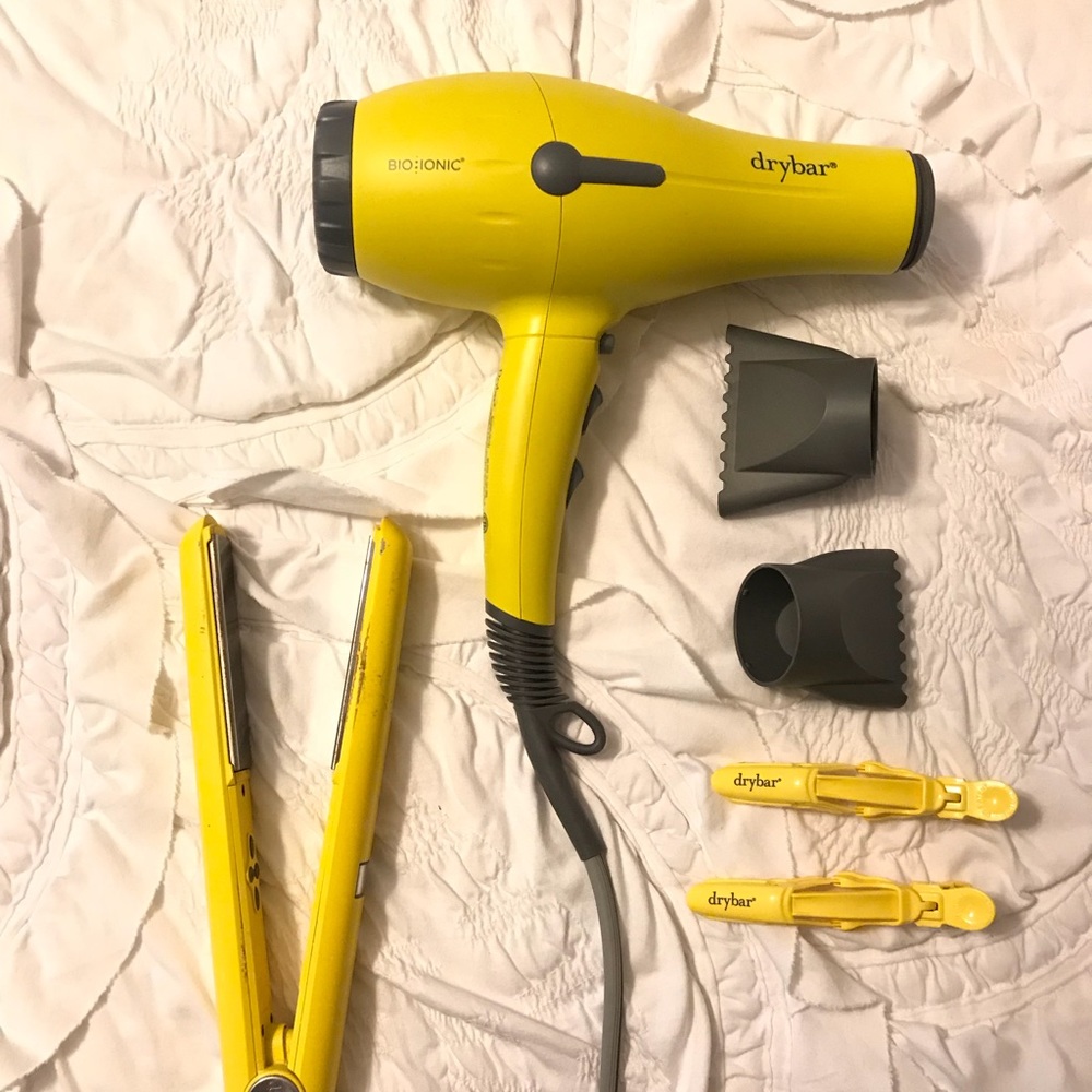 Drybar blow dryer and straightener